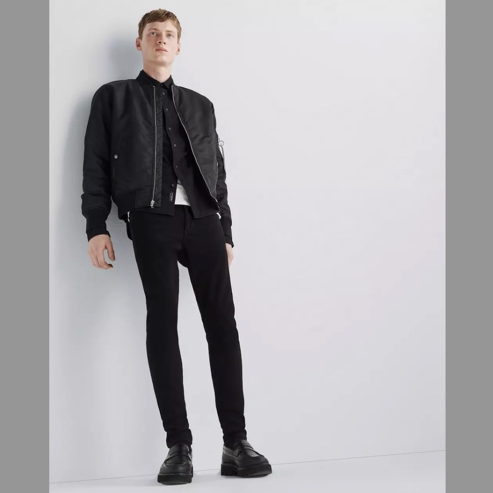 RAG AND BONE BLACK SKINNY STRETCH JEAN